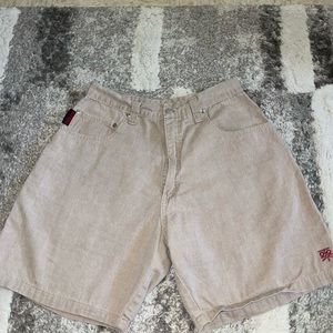 vintage shorts, size 32, light brown